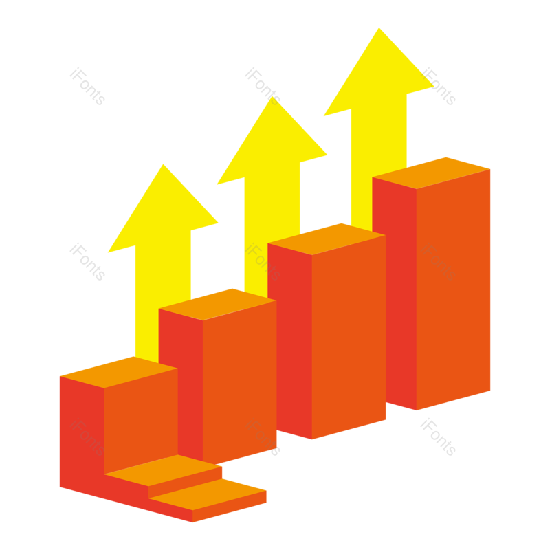 箭头图片,图表元素,插画PNG,数据免抠素材